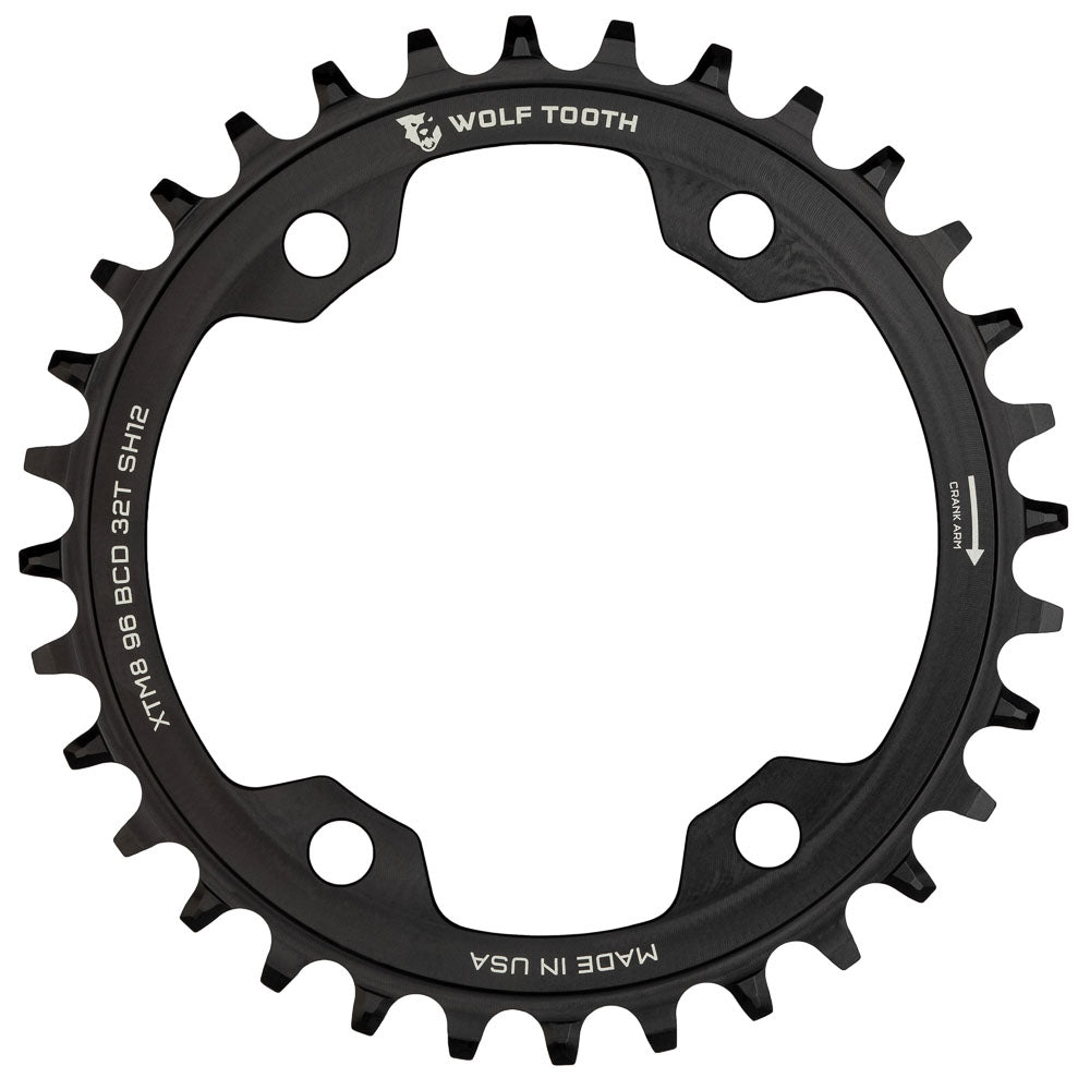 96 Bcd Xt M8000 Drop Stop Chainring Shimano Hg+