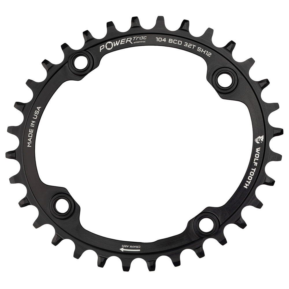 104 Bcd Drop Stop Oval Chainring Shimano Hg+