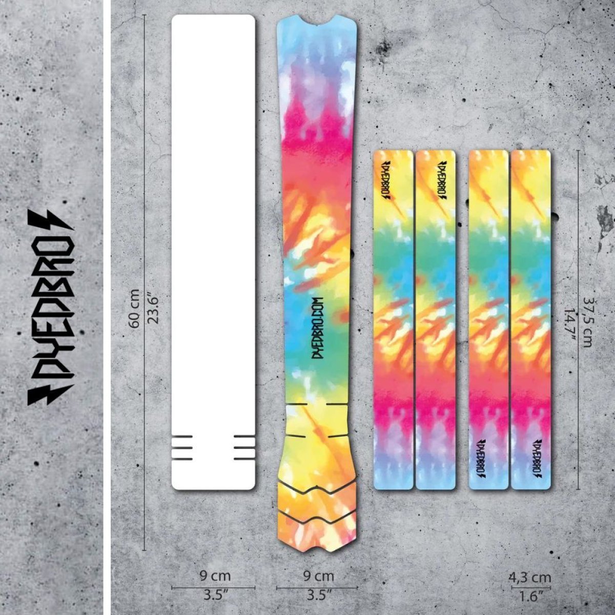 Dyedbro Mtb Frame Protection Tie Dye