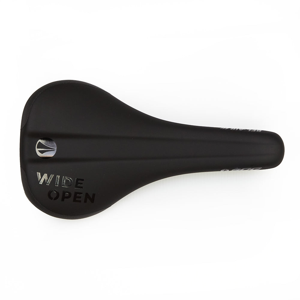 Bel Air V3 Premium Saddle Alloy Rail Wide Open Logo