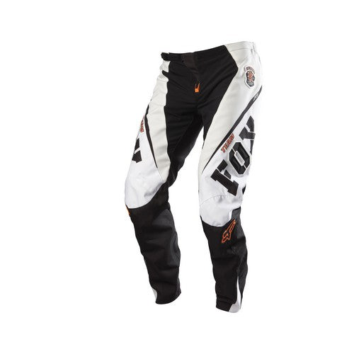 Fox Push Pants White/Orange