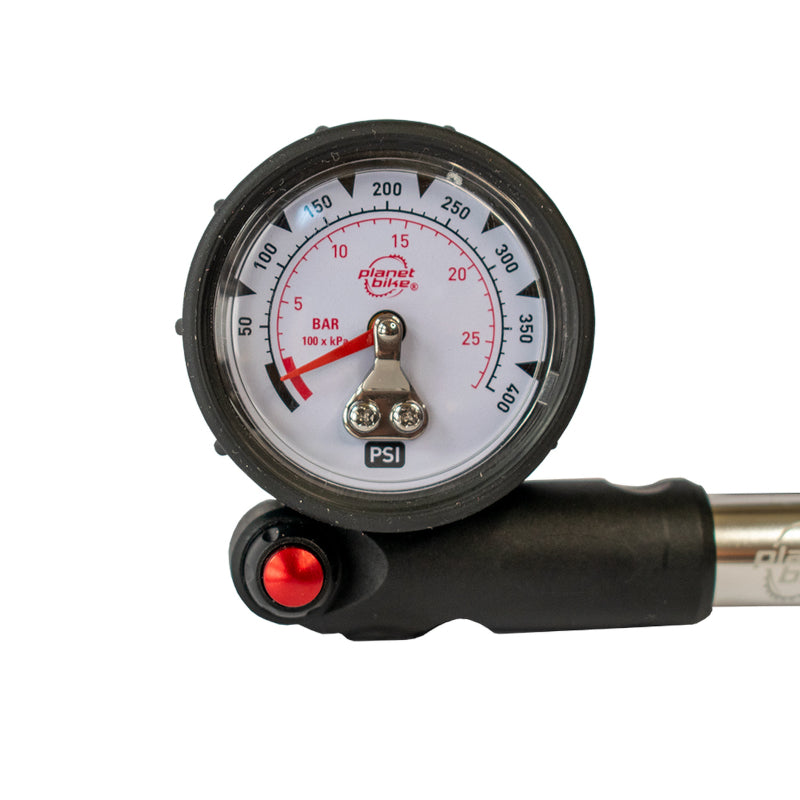 Planet Bike Shockmate 3.0 Shock Pump - Gauge