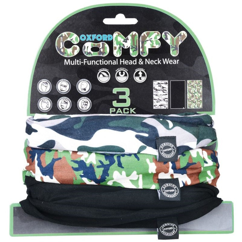 Oxford Comfy Camo 3/Pack