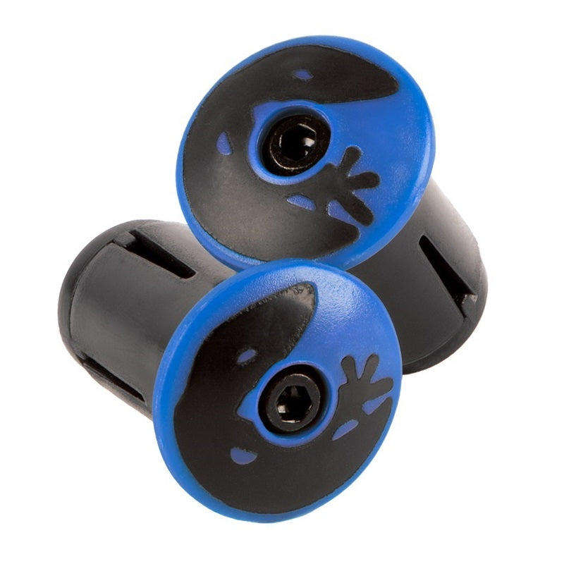 Lizard Skins Road Bar End Plugs Cobalt Blue