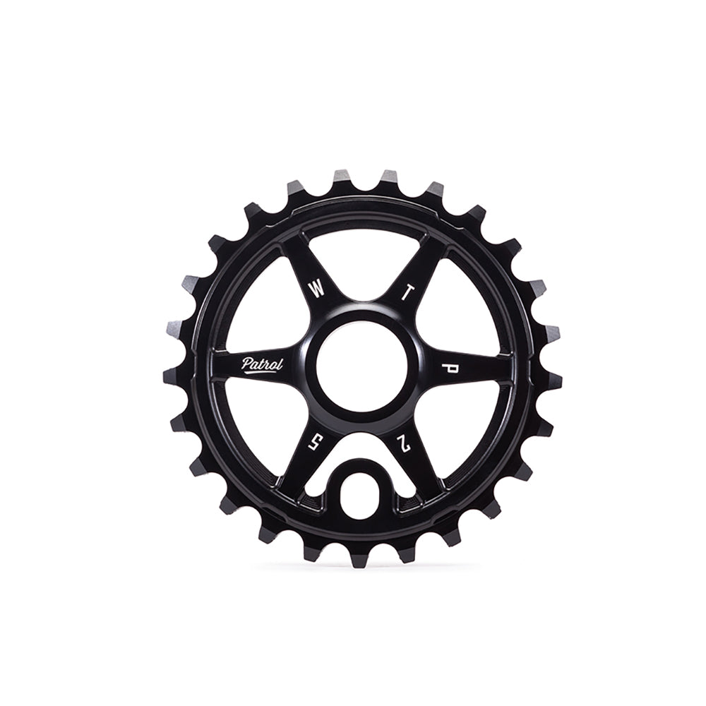 WTP Patrol 25T Sprocket Black